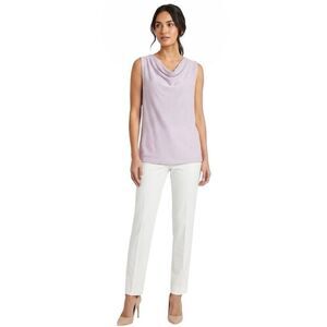 White House Black market Women’s Sequin Blouse Shimmer Purple Pastel Sz Medium